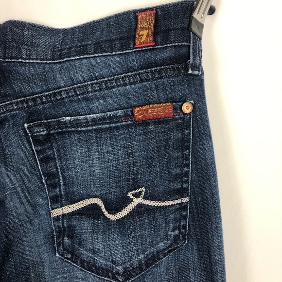 7 FOR ALL MANKIND boot cut denim jeans. Si… - Picture 3 of 5